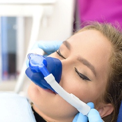 sedation dentistry through a nasal mask