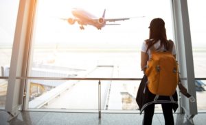 woman at the airport